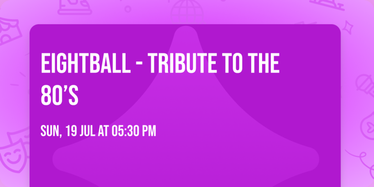 Eightball – TRIBUTE TO THE 80’s — muziek in Vlissingen
