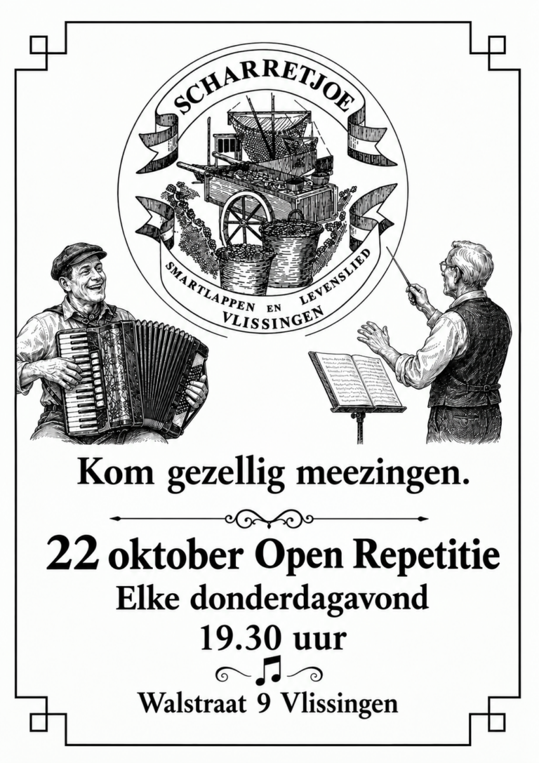 Open repetitie Smartlappenkoor Scharretjoe — muziek in Vlissingen